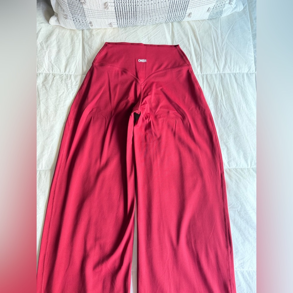 ONER ACTIVE Soft motion Red Straight Leg Pants- XS Reg length